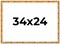 34x24 Bamboo Picture Frame with UV-Resistant Acrylic & Acid Free Backing, Available in 4 Finishes - Brown, Black, Gold, and Natural